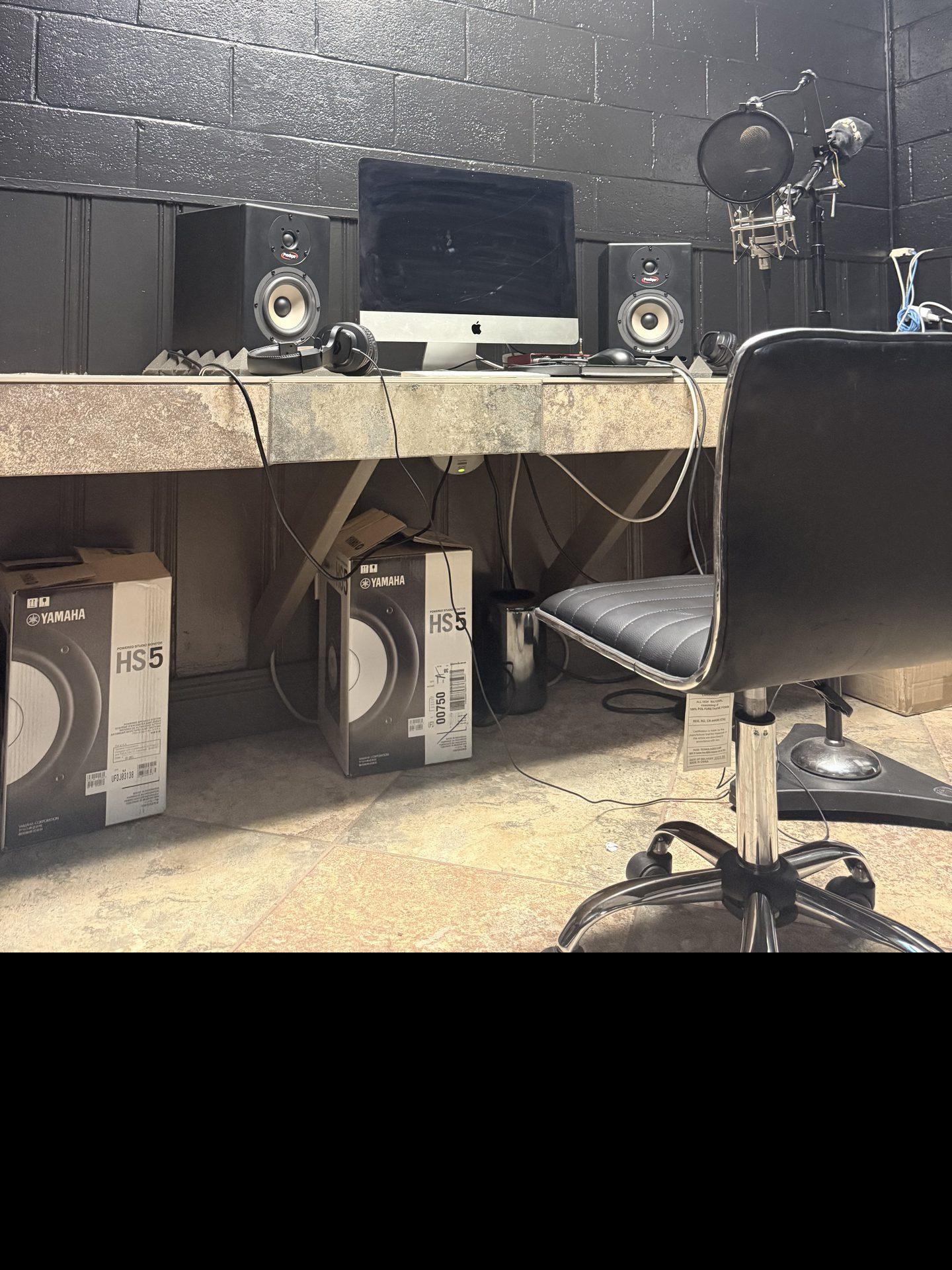 Premium recording studio and mixing console